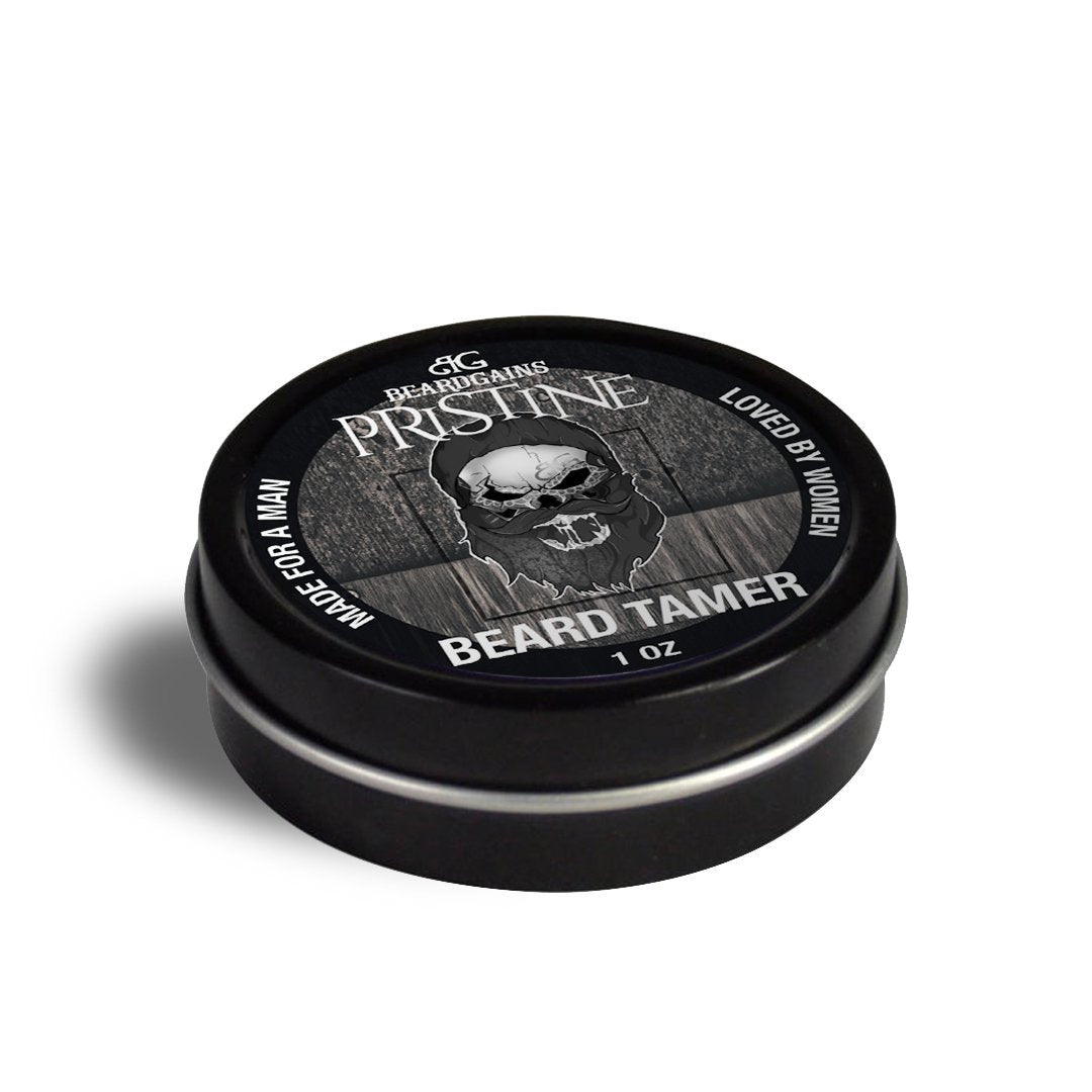 Pristine Black Beard Wax - Beard Gains