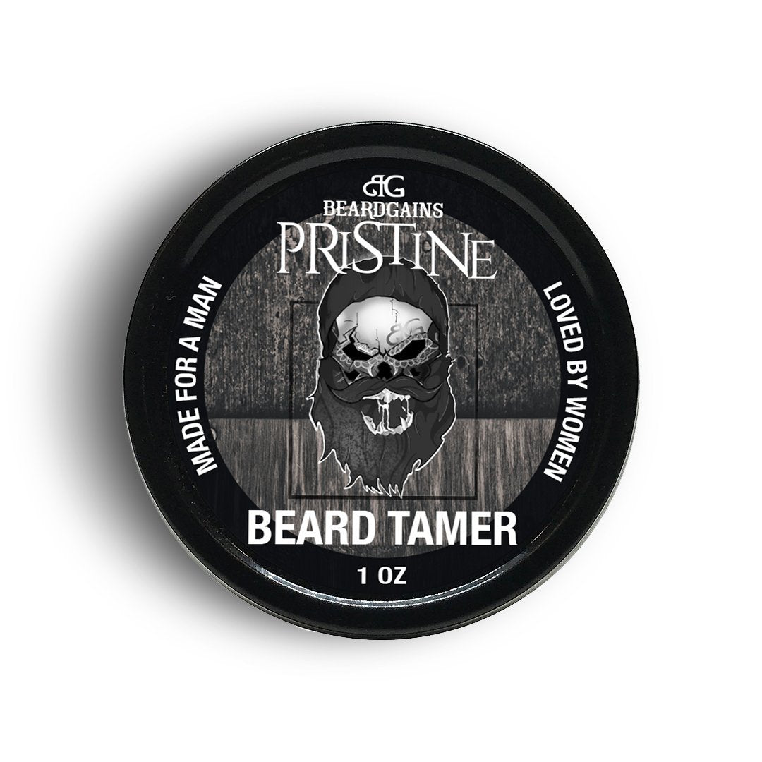 Pristine Black Beard Wax - Beard Gains
