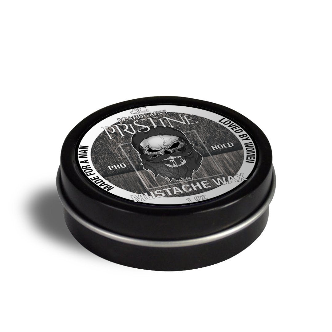 Pristine White Mustache Wax - Beard Gains