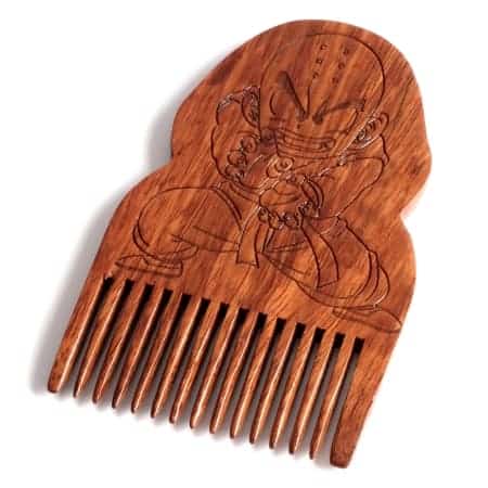 Dragon Ball Z Krillin Wooden Beard Comb - Beard Gains