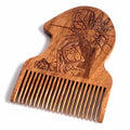 Iron Man Wooden Beard Comb - Beard Gains