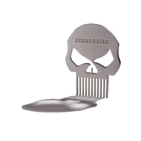 Punisher Metal Beard Comb - Beard Gains